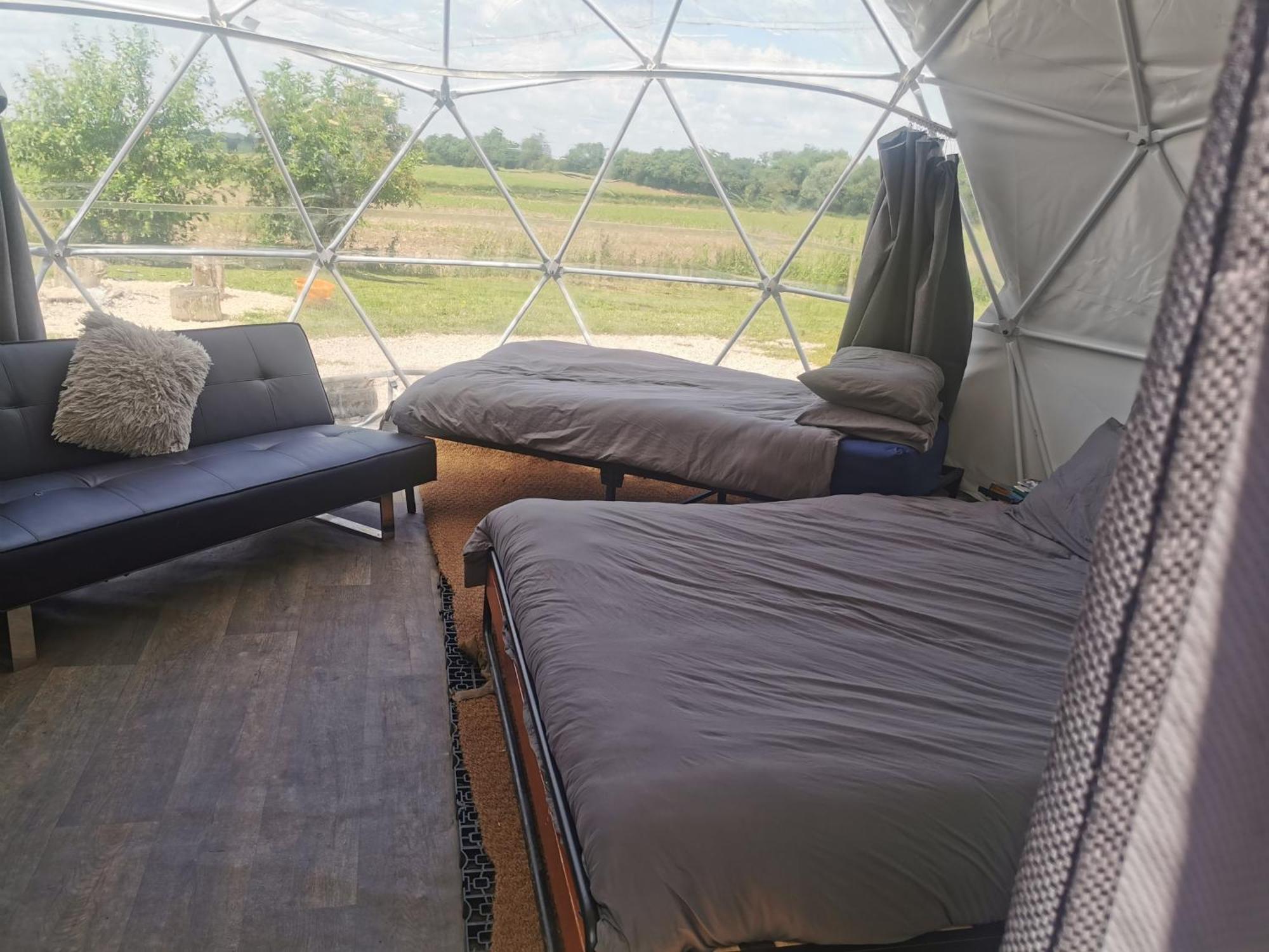 Secret Heated Dome Lincoln Firepit Projector Διαμέρισμα Δωμάτιο φωτογραφία